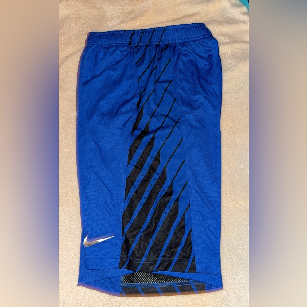 Blue / Black Nike Elite Basketball Shorts